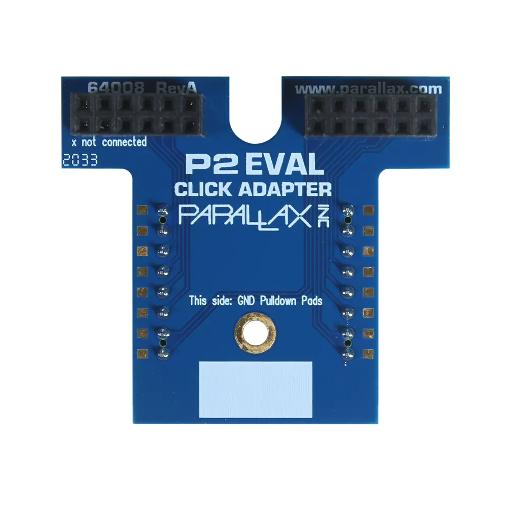 Parallax Inc 64008, para Microcontrolador PROPELLER P2