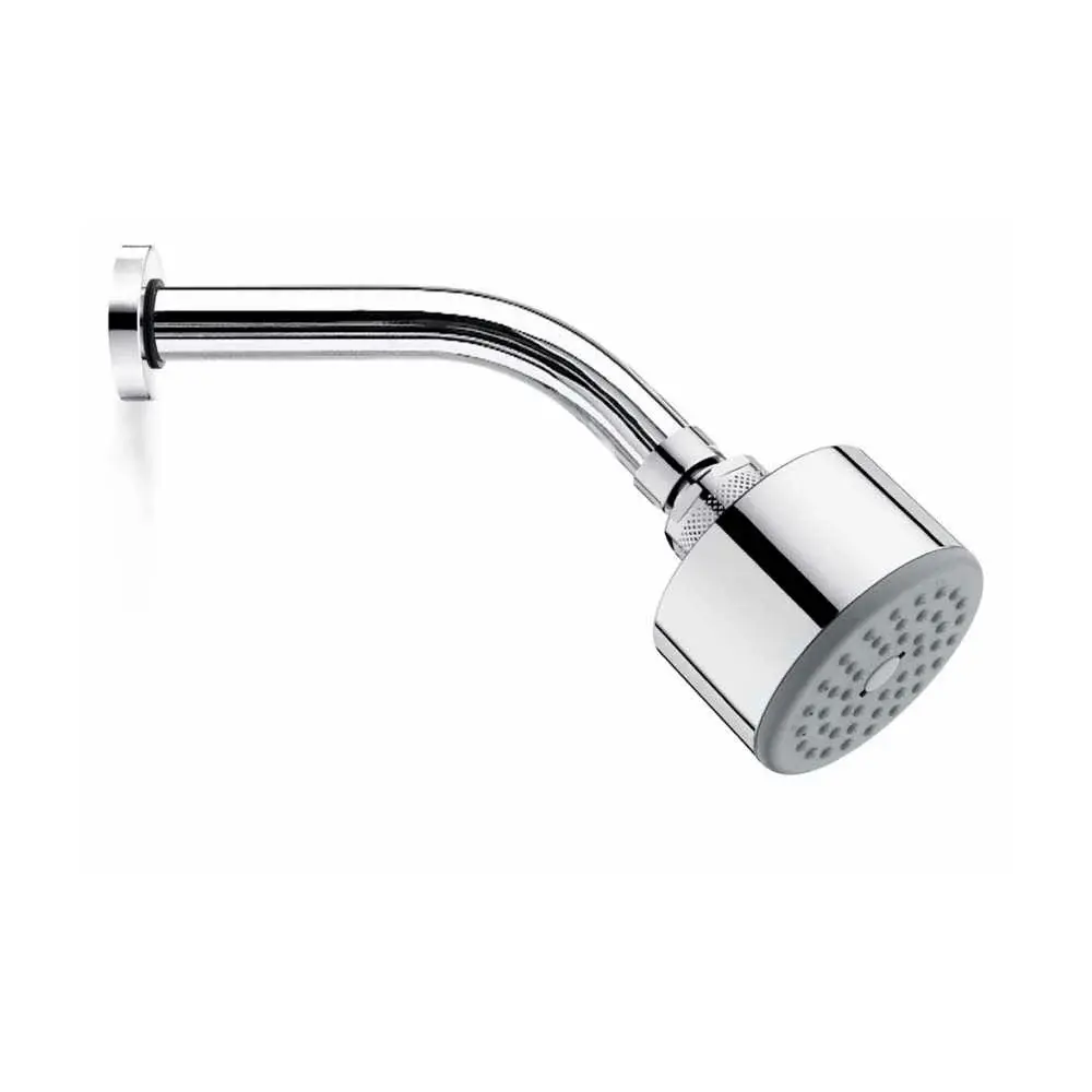 Bossini Cilíndrico/1 cabezal de ducha de latón cromado con brazo d.21 mm