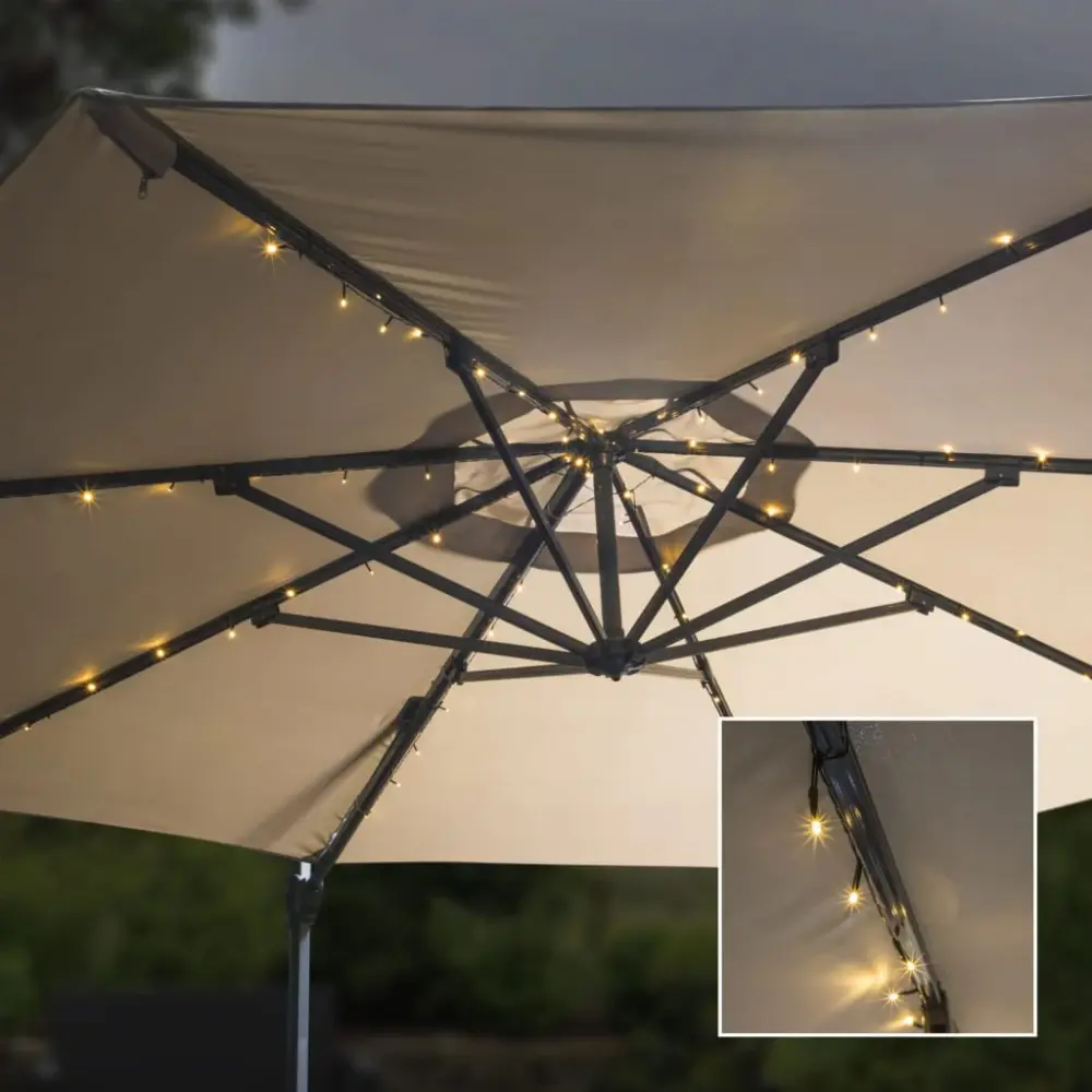 Parasol Anlorin met Led 130 Cm