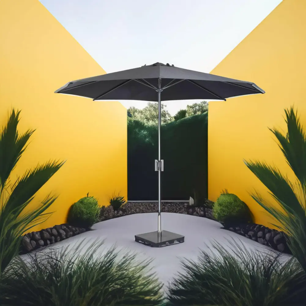 Parasol Salou antracite, Ø3m