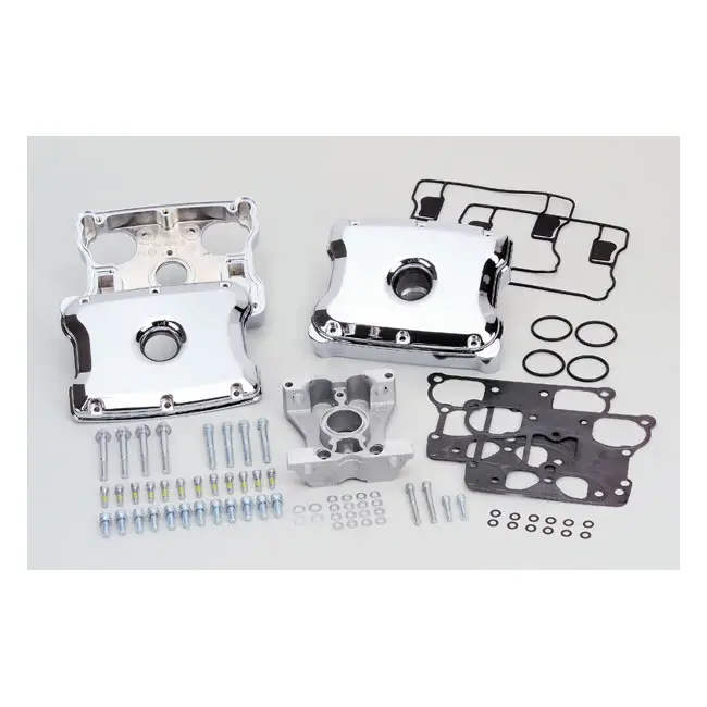 S&S,Kit Tapa De Balancín Fundido Presión. Cromo Para Harley Davidson