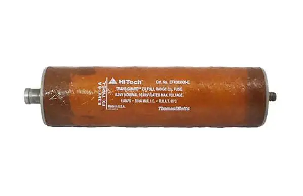 Fusible para codo portafusible 15KV, 200A para proteccion de 10A con Organizador de Cables