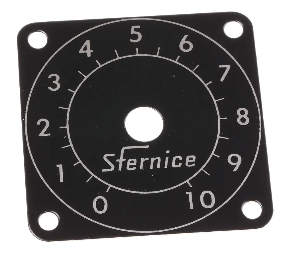 Dial de Resistencia ACCRFCADRANCG45 para uso con Potenciómetro RT12 Vishay