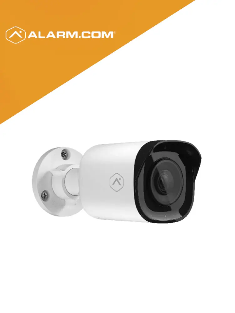 ALARM.COM ADCV728PF- Camara bullet Exterior + Poe ( Pro ) 4 Mp Interoperable con Con Aplicación De Alarm.Com