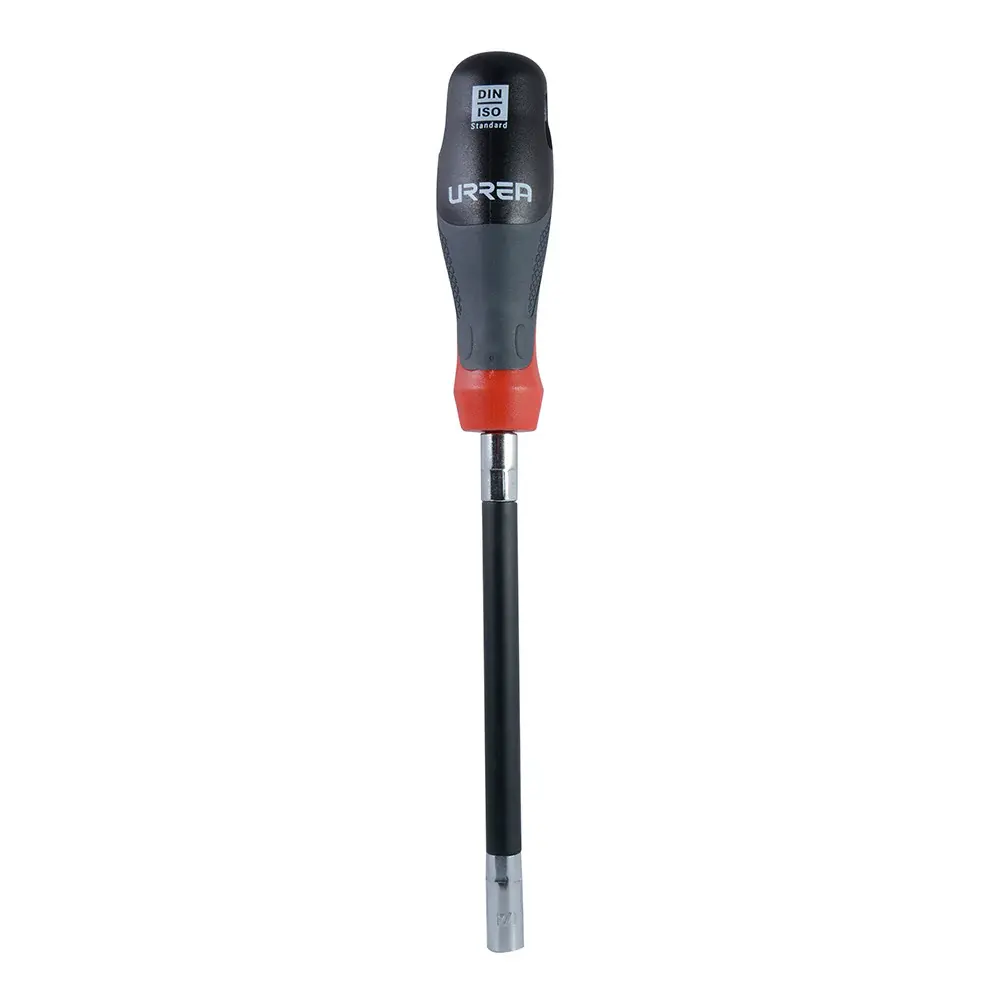 Compatible Universal Destornillador elástico magnético con mango trimaterial para puntas 1/4" Urrea