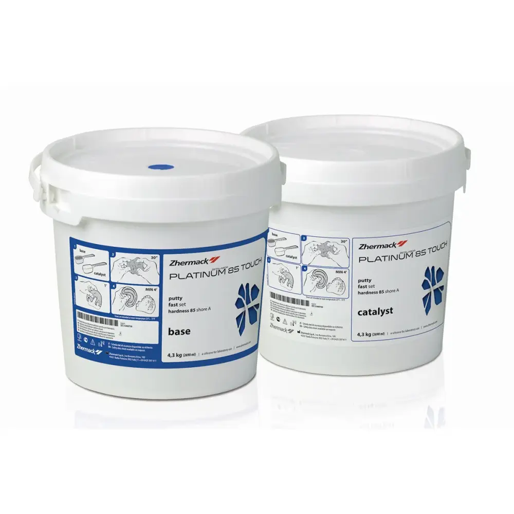 Platinum 85 Touch - Adición de silicona 4.3 + 4.3 kg - acabados de résina con Garantí Incluida