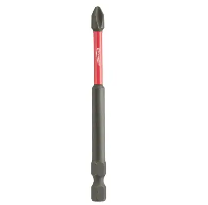 Premium Resistente Punta MilwaukeeTool tipo Phillips n.º 2 para impacto de 3-1/2" SHOCKWAVE™ 48324562