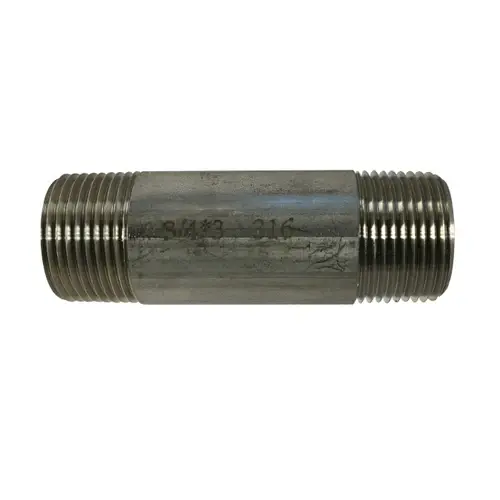 3/4" X 10" 316 Stainless Metal Fittings 49094