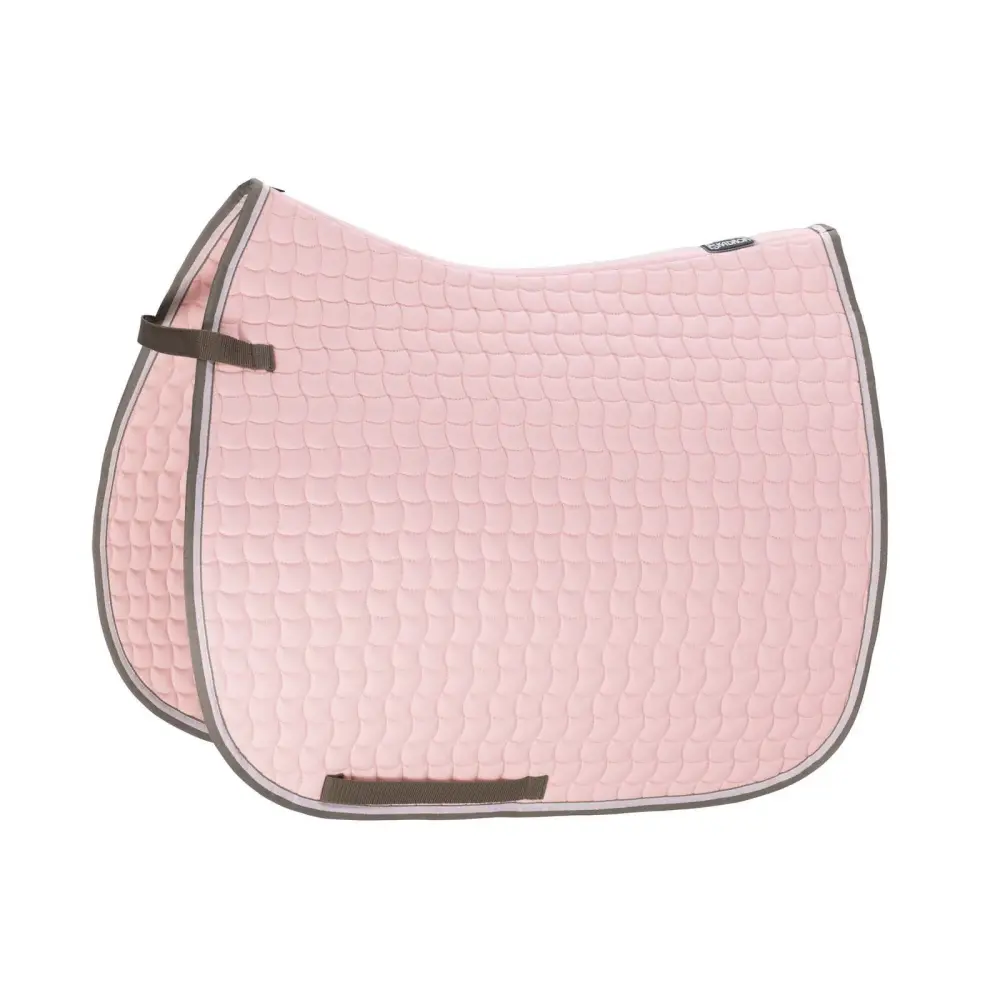 Cotton Contrast All Purpose Saddle Pad Rosa F