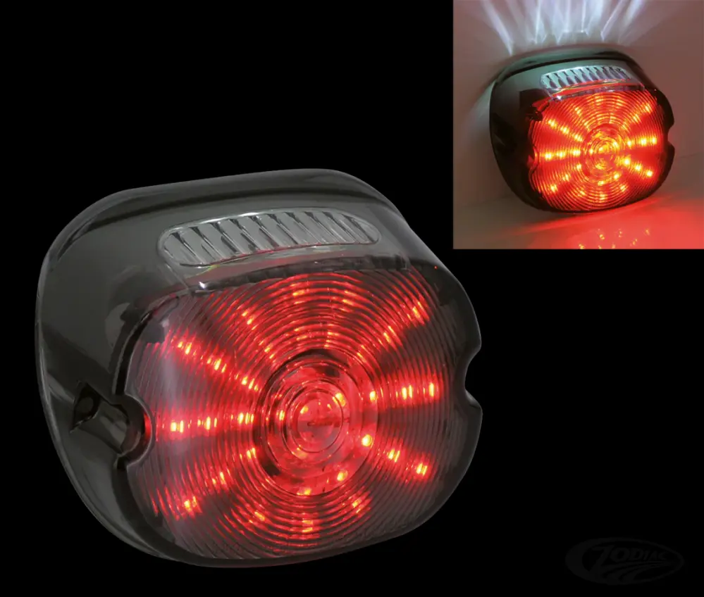 Piloto Perfil Bajo Homologado Para Harley-Davidson LED LowPro Taillight Smoke