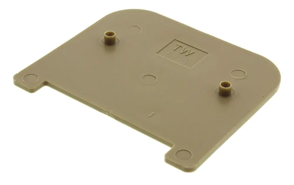 Placa de división, para utilizar con Bloques terminal de carril DIN