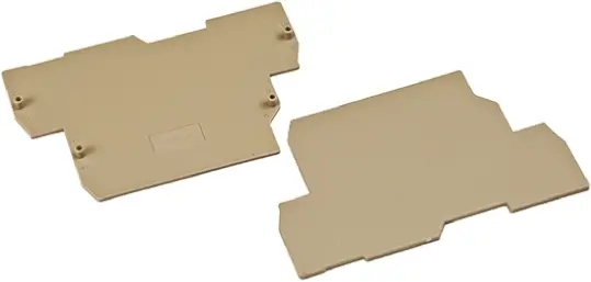Placa de terminación, para utilizar con Terminal de carril DIN