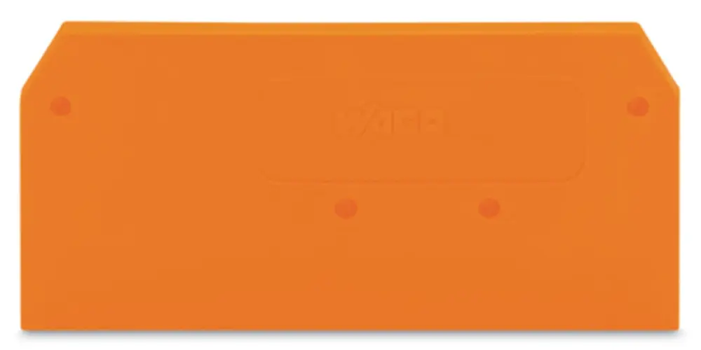 Placa final e intermedia WAGO serie 279, para utilizar con Bornas de carril | 279-328