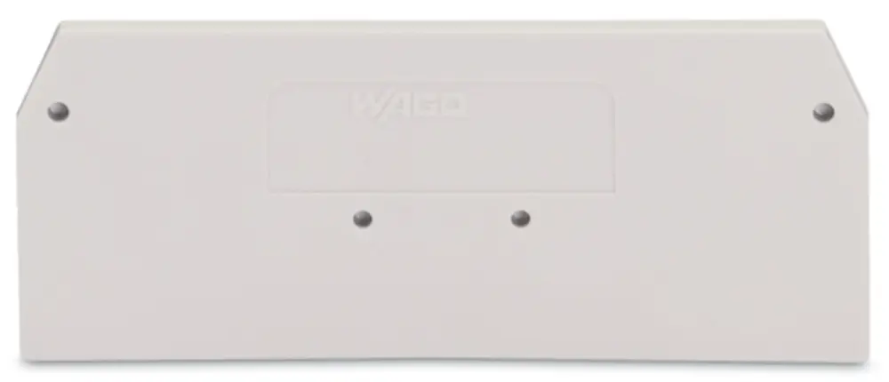 Placa final e intermedia WAGO serie 279, para utilizar con Bornas de carril | 279-341