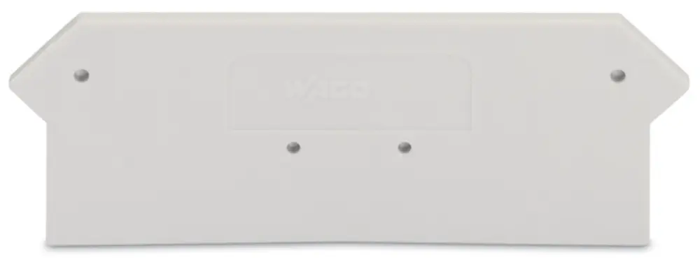 Placa final e intermedia WAGO serie 279, para utilizar con Bornas de carril | 279-318