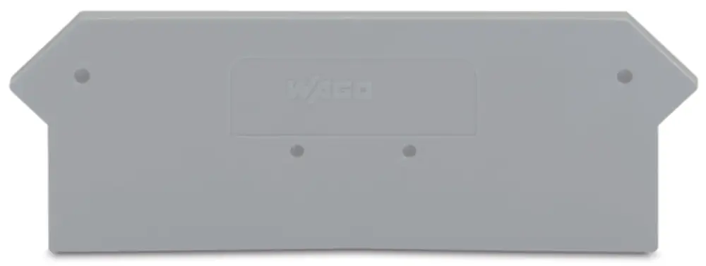 Placa final e intermedia WAGO serie 279, para utilizar con Bornas de carril | 279-316
