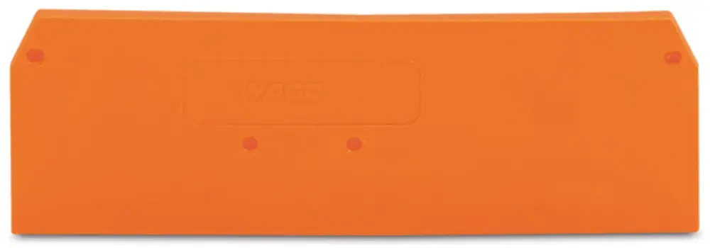Placa final e intermedia WAGO serie 279, para utilizar con Bornas de carril | 279-346