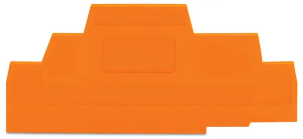 Placa final e intermedia WAGO serie 280, para utilizar con Bornas de carril | 280-304