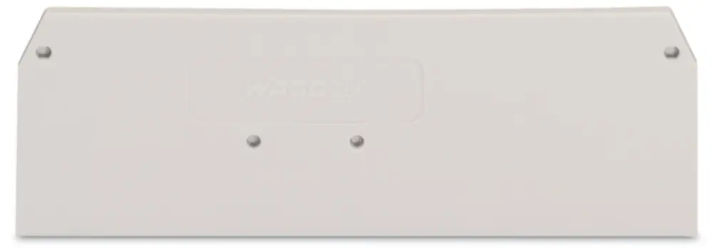 Placa final e intermedia WAGO serie 280, para utilizar con Bornas de carril | 280-352