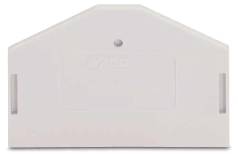 Placa final e intermedia WAGO serie 280, para utilizar con Bornas de carril | 280-354