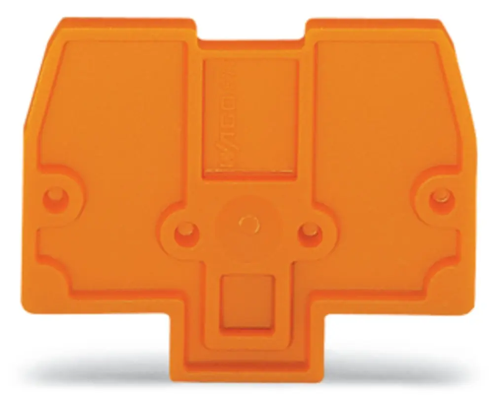 Placa final e intermedia WAGO serie 870, para utilizar con Bornas de carril | 870-923