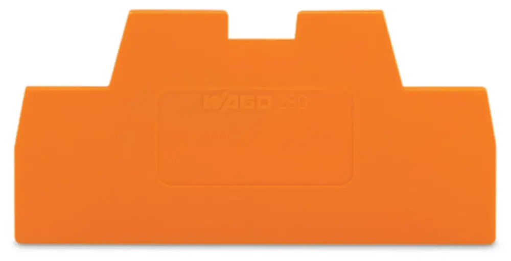 Placa intermedia WAGO serie 280, para utilizar con Bornas de carril | 280-366