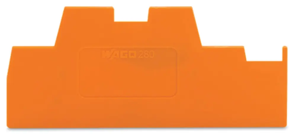 Placa intermedia WAGO serie 280, para utilizar con Bornas de carril | 280-369