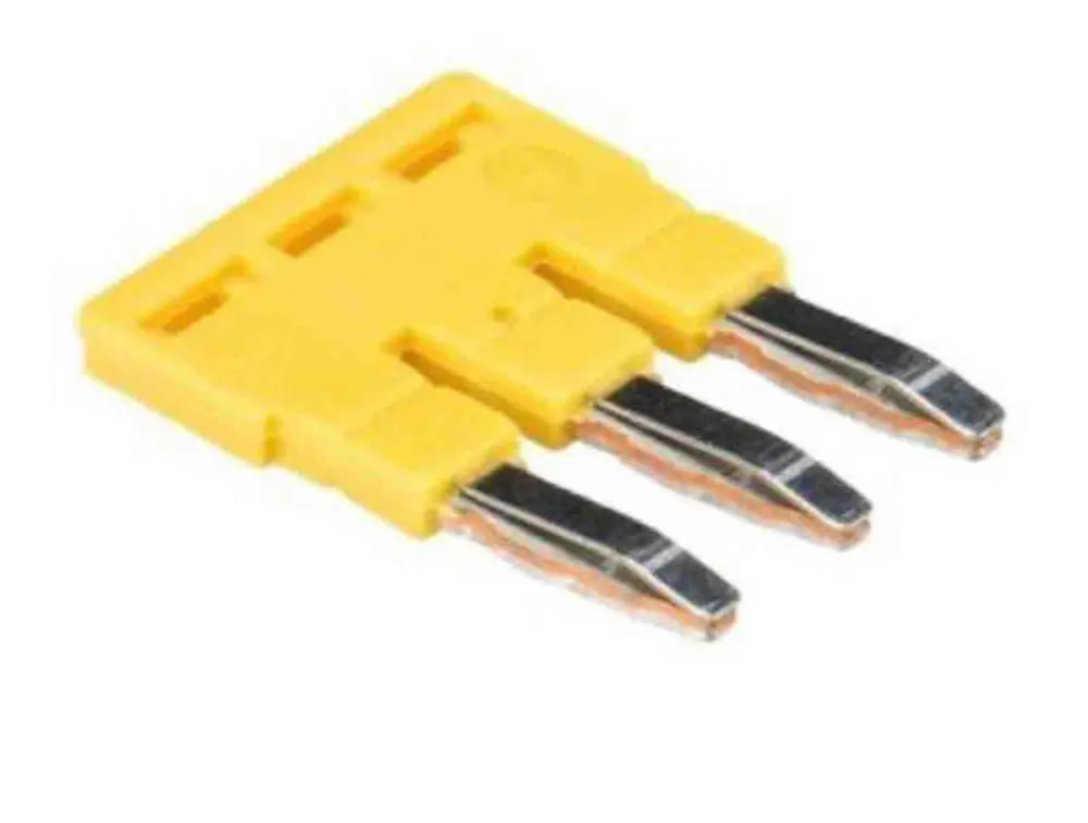 Tira de jumpers Wieland serie IVB WKF 4, para utilizar con Bloques terminal de carril DIN tipo WKF | Z7.261.1327.0