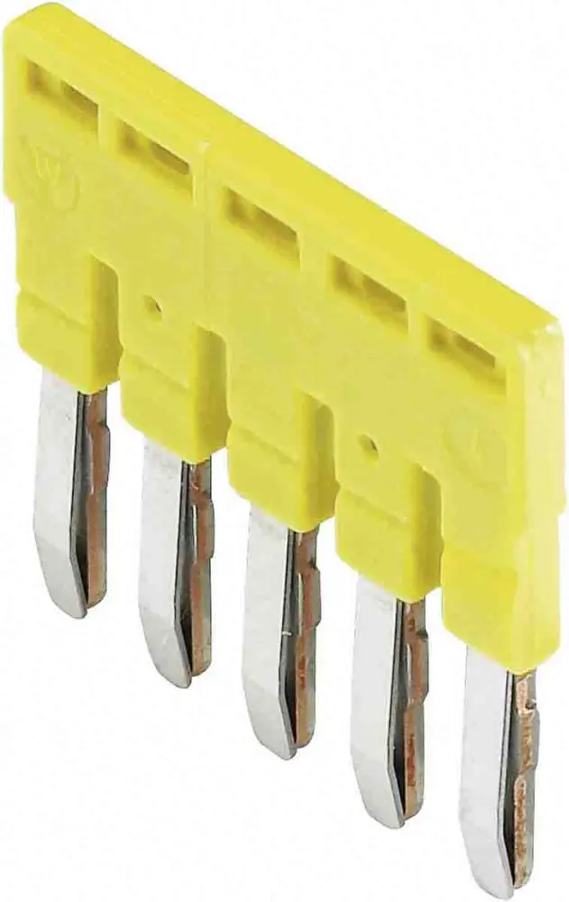Tira de jumpers Wieland serie IVB WKF 4, para utilizar con Bloques terminal de carril DIN tipo WKF | Z7.261.1927.0
