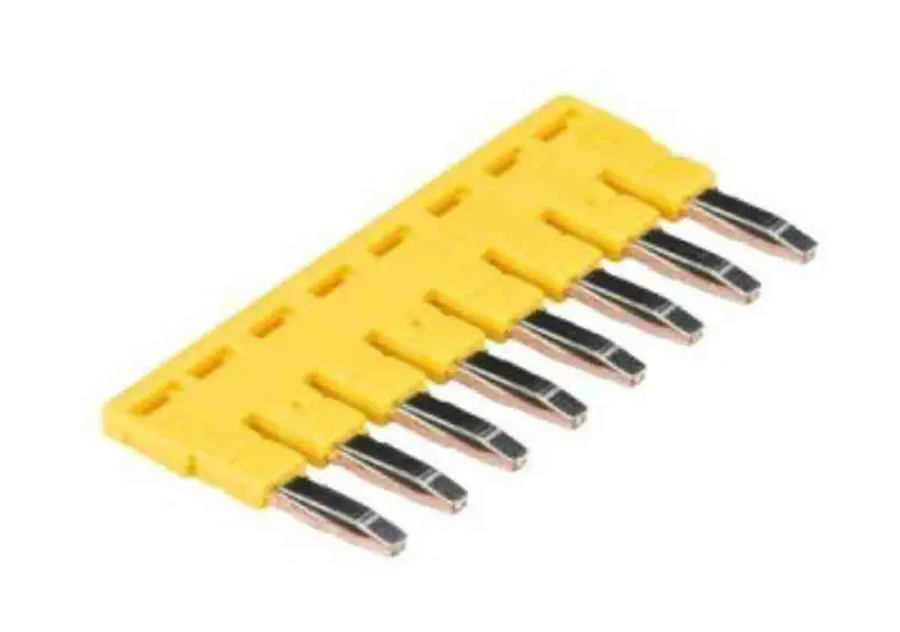 Tira de jumpers Wieland serie IVB WKF 4, para utilizar con Bloques terminal de carril DIN tipo WKF | Z7.261.1827.0