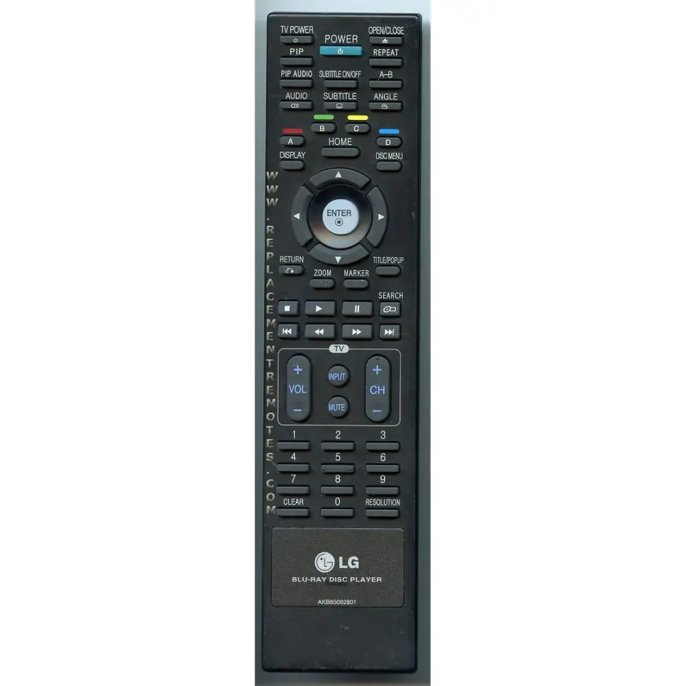 Barra de Sonido Slim Control remoto para televisor LG AKB65092801