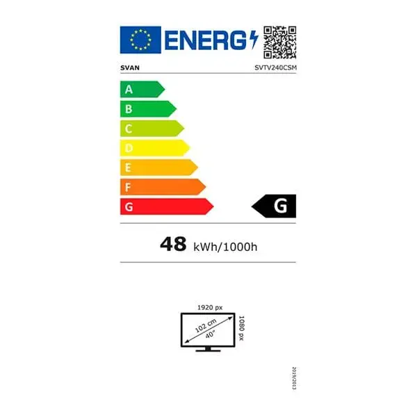 Certificado HDMI Televisión Svan 40" SVTV240CSM Full HD Android 7.1 G