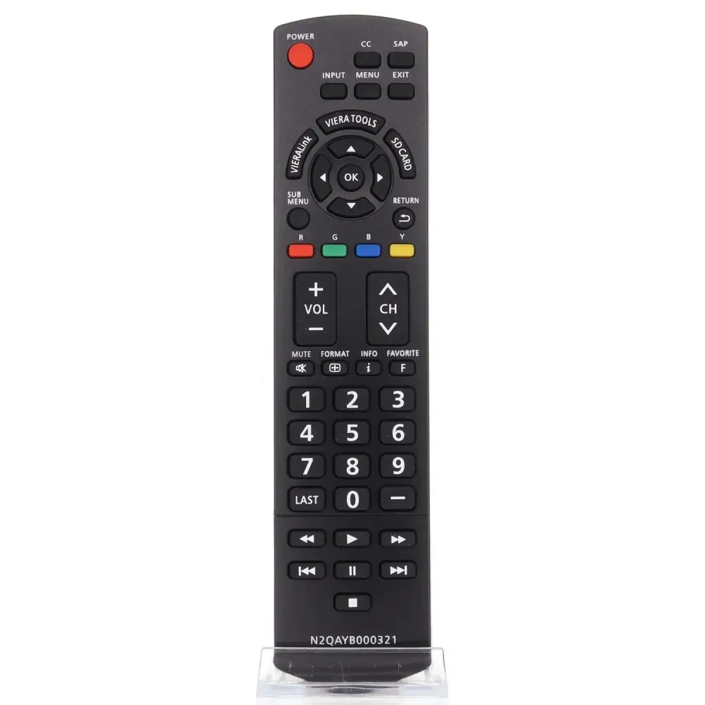 Control remoto genérico N2QAYB000321 para televisor Panasonic de Acero Reforzado