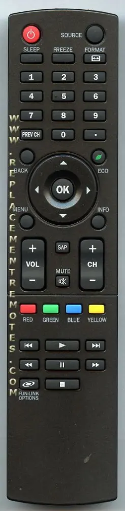 Control remoto para TV Sylvania NH210UD para Paredes de Yeso