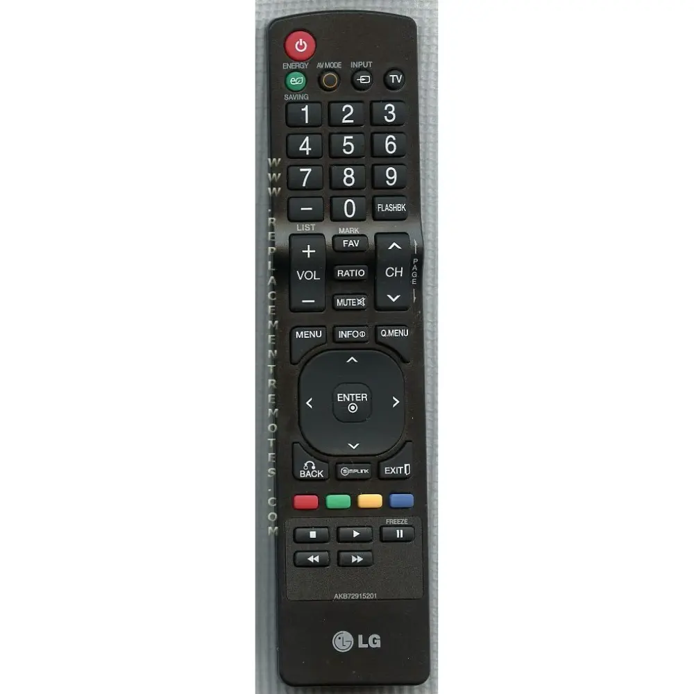 Control remoto para televisor LG AKB72915201 con Garantí Extendida