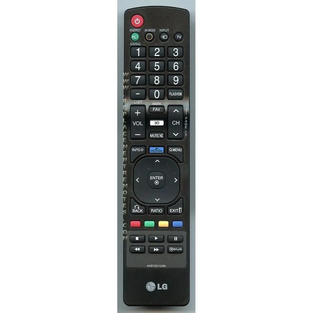 Control remoto para televisor LG AKB72915280 (Certificado HDMI Premium)