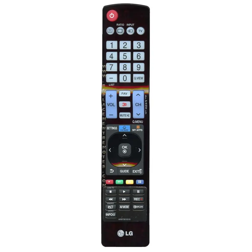 Control remoto para televisor LG AKB73615319 | Alta Velocidad de Datos