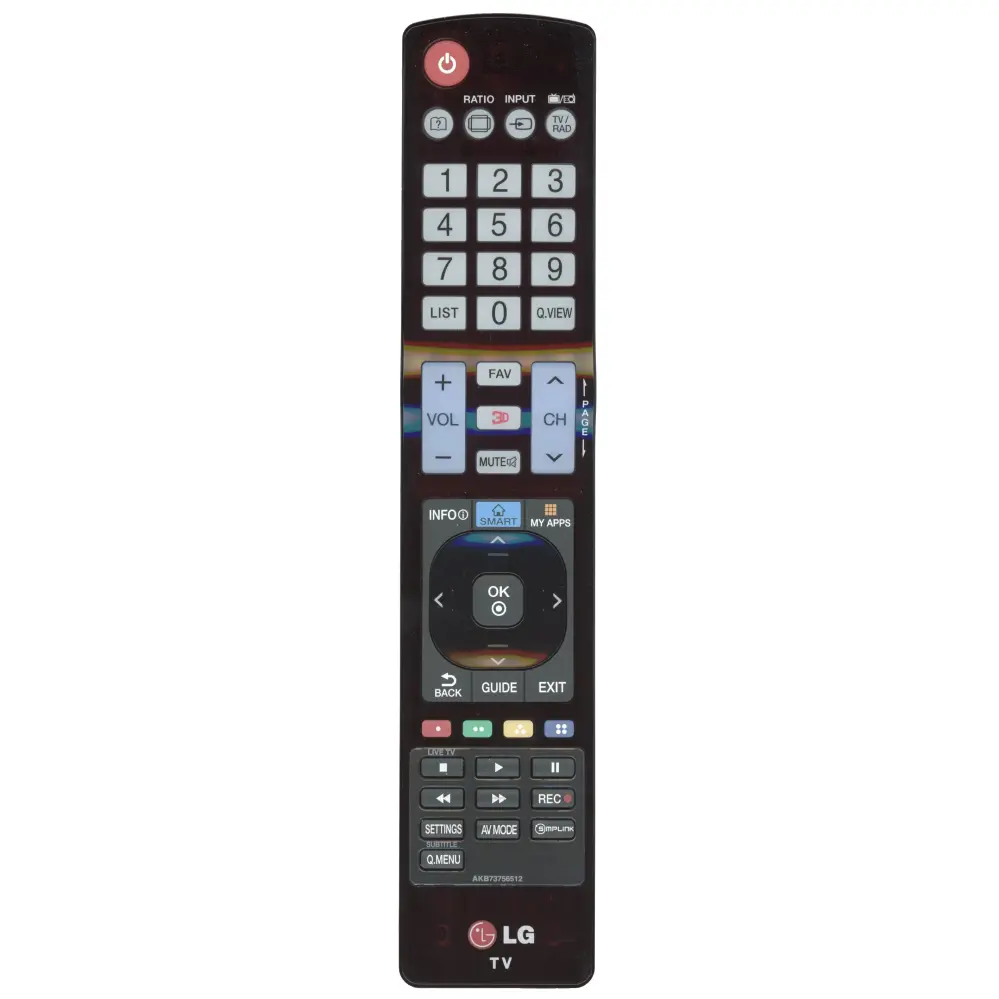 Control remoto para televisor LG AKB73756512 para Paredes de Yeso