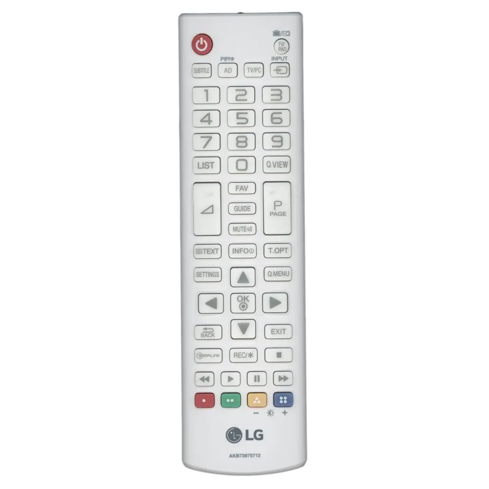 Control remoto para televisor LG AKB73975712 con Garantí Extendida