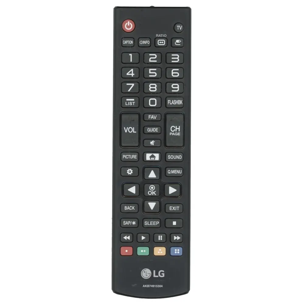 Control remoto para televisor LG AKB74915304 Limpieza sin Rayas