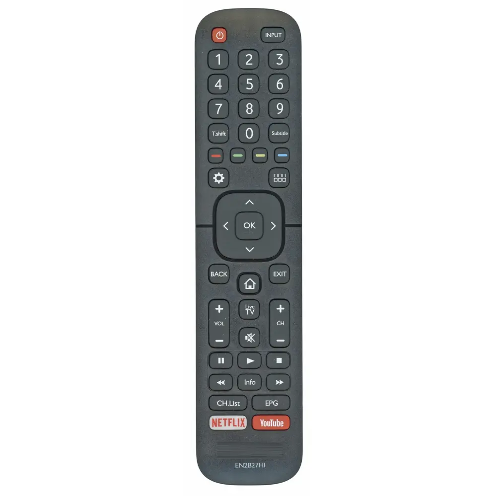 Control remoto para televisor Hisense EN2B27HI HILIFE Compatible con la Mayorí de TV