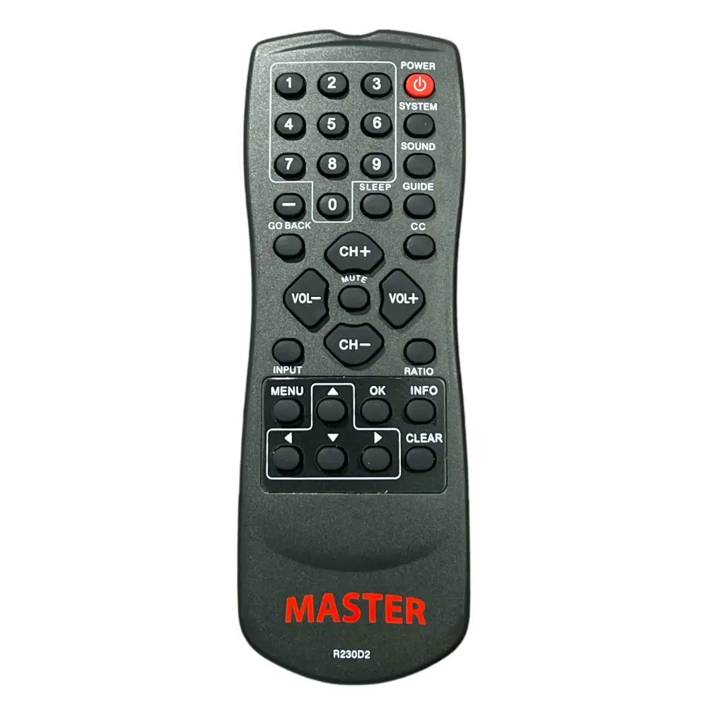 Limpiador de Pantalla LCD Control remoto maestro para TV RCA R230D2 - R230D2