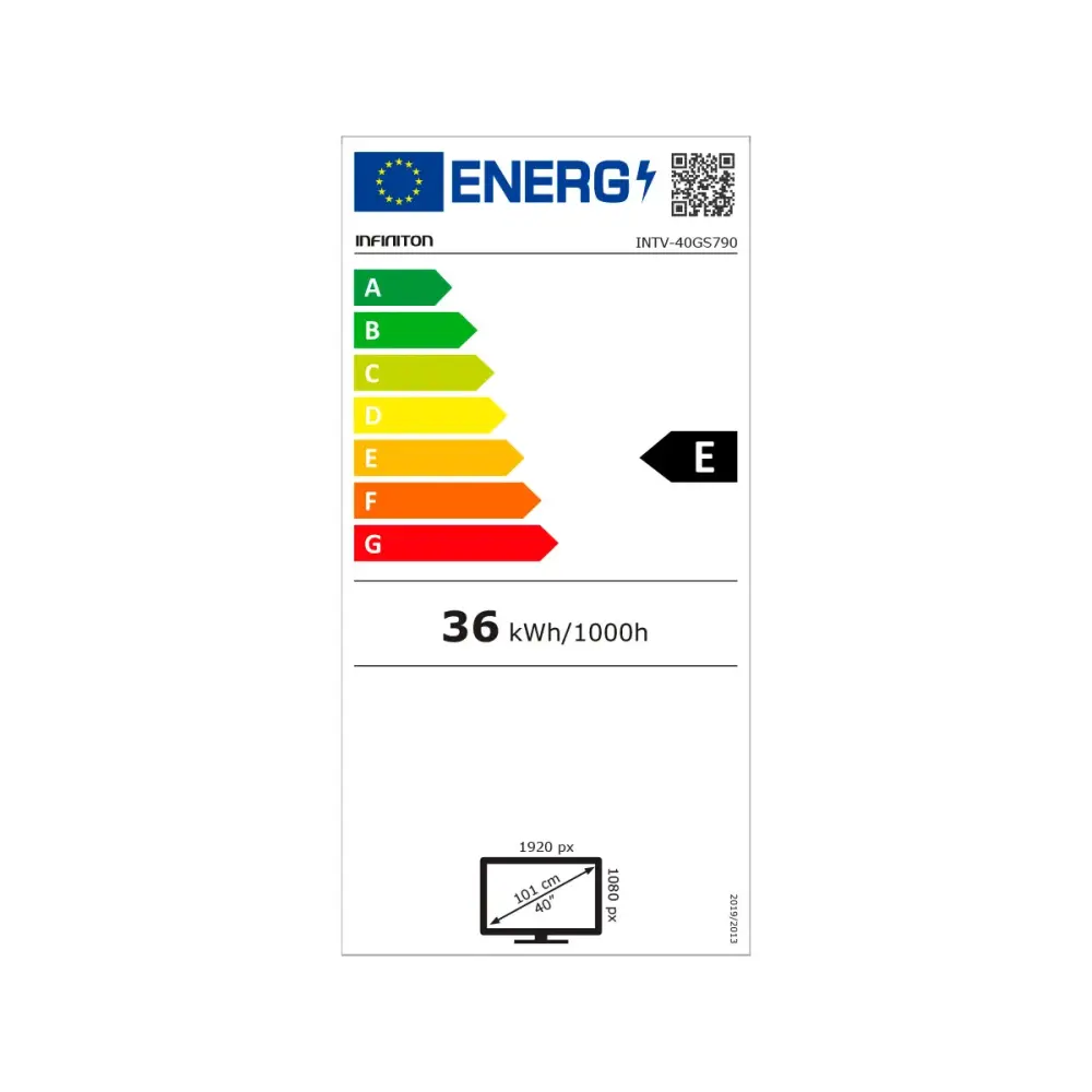 OEM Compatible Televisor Conectado TV Infiniton INTV-40GS790 LED Full HD 40’’ Android TV E negro