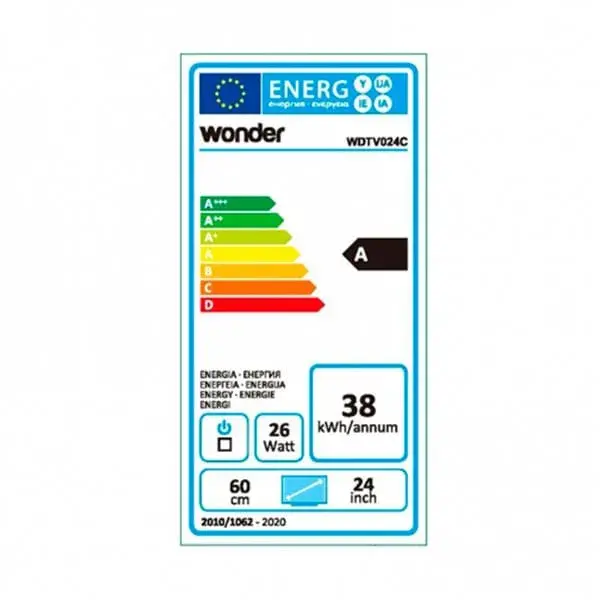 Universal Premium Televisor Wonder 24" HD T2-S2