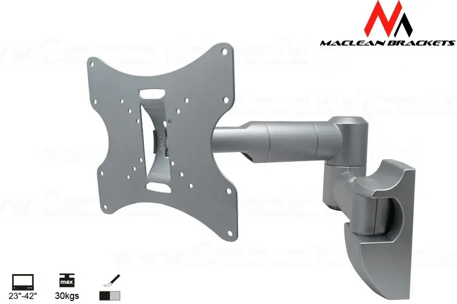 Cable de Audio Óptico Maclean MC-503A S Soporte articulado de pared para pantalla TV PLASMA, LCD, LED 23-50" 30 kg VESA 2...