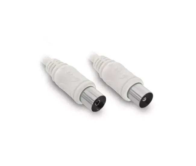 Prolongador METRONIC coaxial 438003 9.52mm blanco Alta Fidelidad