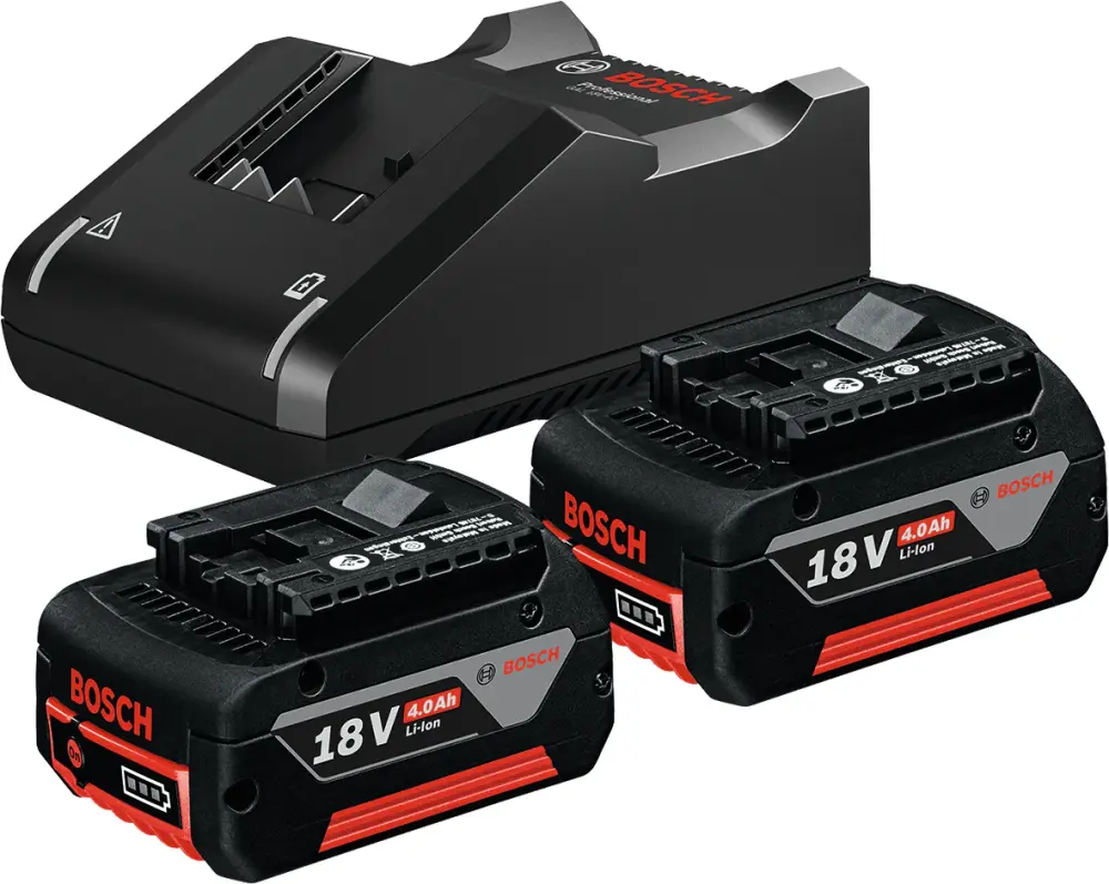 Cargador + 2 Baterías 18V 4AH con Certificación FCC