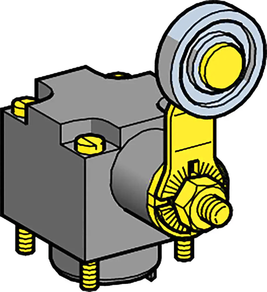 Cabezal del interruptor de final de carrera Telemecanique Sensors serie OsiSense XC ZCKD34, para uso con XCKS