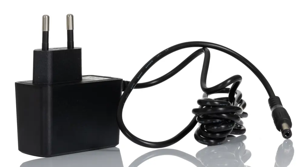 Adaptador AC/DC 100 → 240V ac, 12V dc, 1 salida, Adaptador de alimentación ac/dc, 1A, 12W, Europa, No