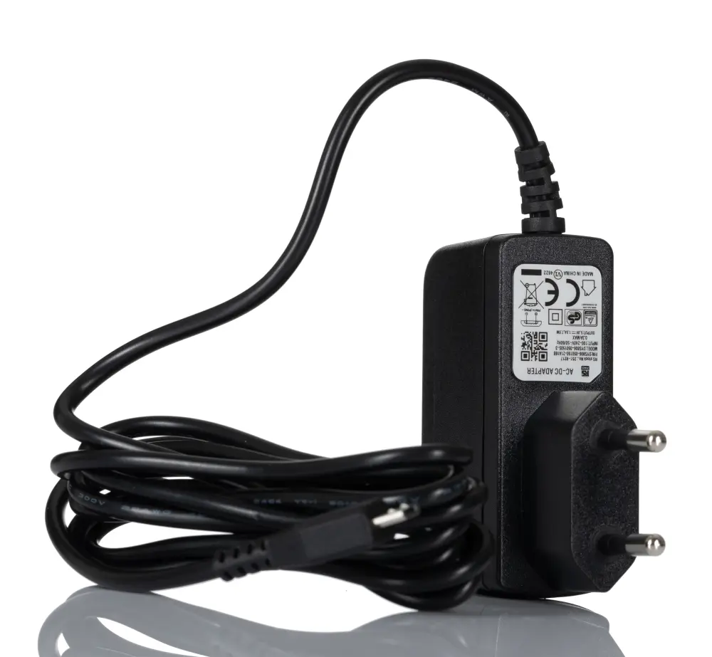 Adaptador AC/DC 100 → 240V ac, 5V dc, 1 salida, 1.5A, 7.5W, Europa, No Regulable